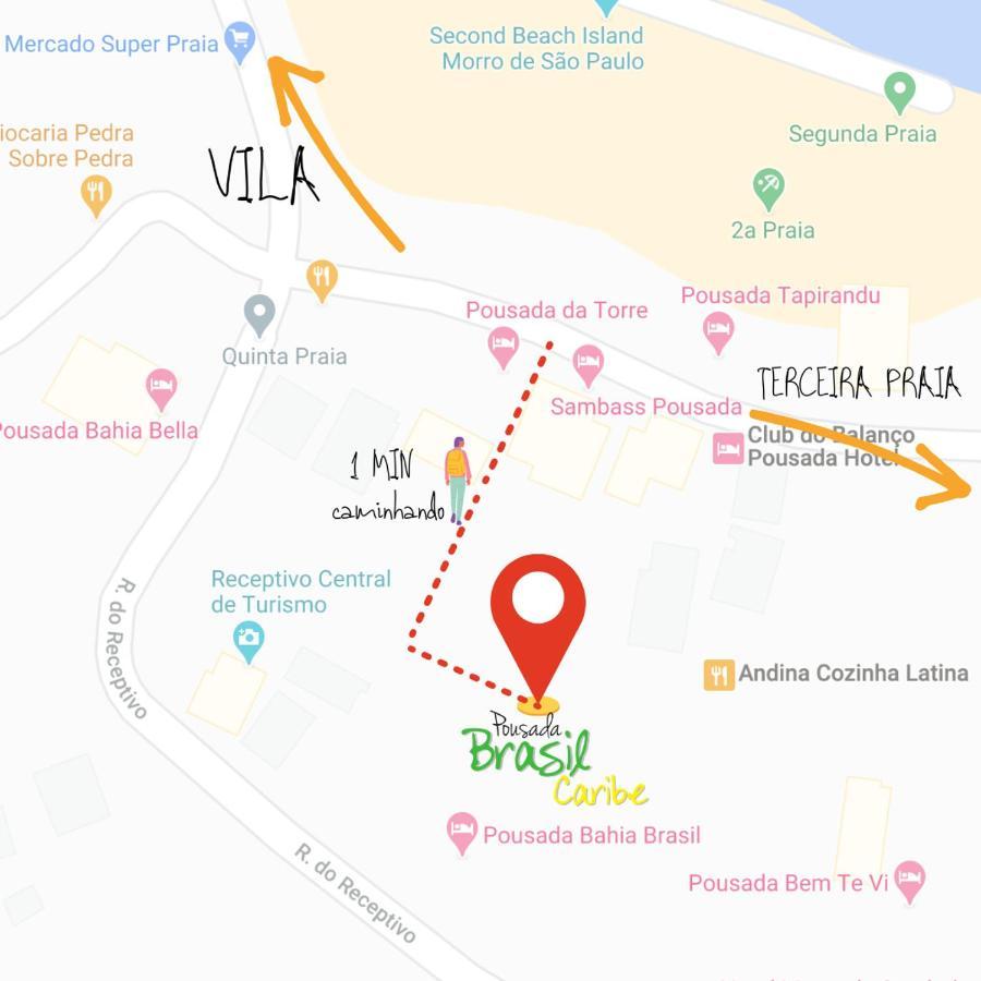 מורו דה סאו פאולו Pousada Brasil Caribe מראה חיצוני תמונה